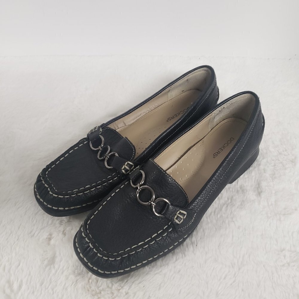 Dockers Loafer Black Leather 8
